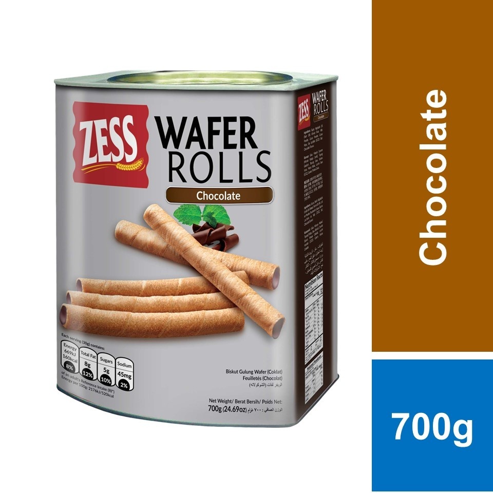 Zess Wafer Roll - Chocolate 700g | Shopee Malaysia