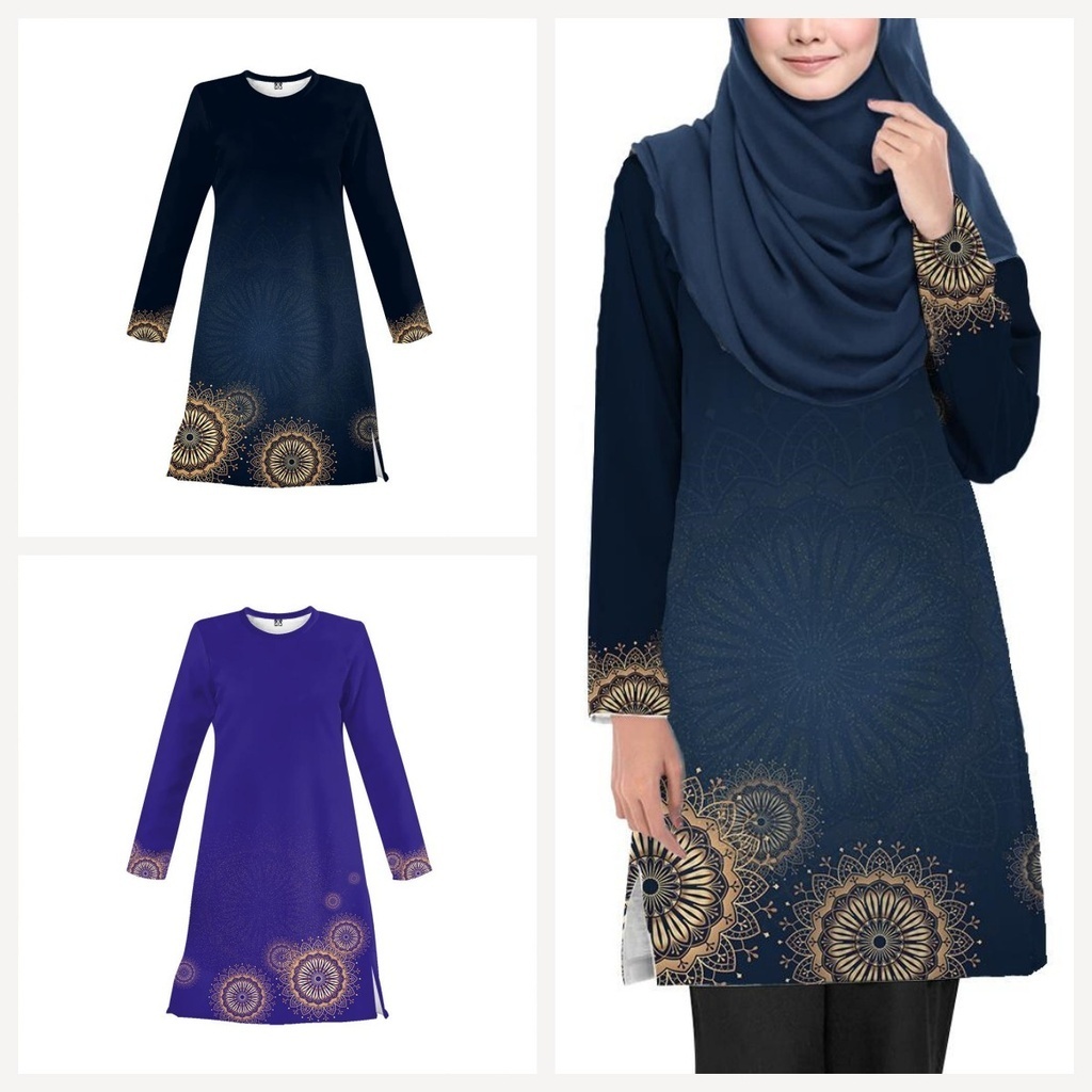 Baju Raya 2024 Vira Muslim Dress Baju Kurung Long Sleeves For Woman ...