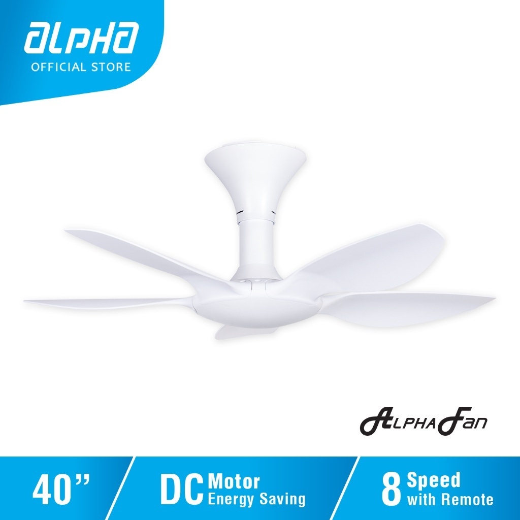 ALPHA AlphaFan AX70 5B DC Motor Ceiling Fan with 5 Blades 8 Speed ...