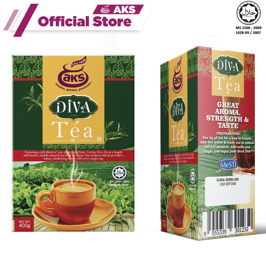 AKS Diva Tea (200g, 400g) | Shopee Malaysia