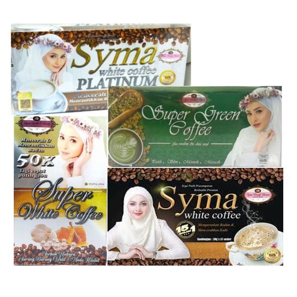 Syma Coffee (SUPER WHITE, 15 IN 1, SUPER GREEN, & PLATINUM) | Shopee ...