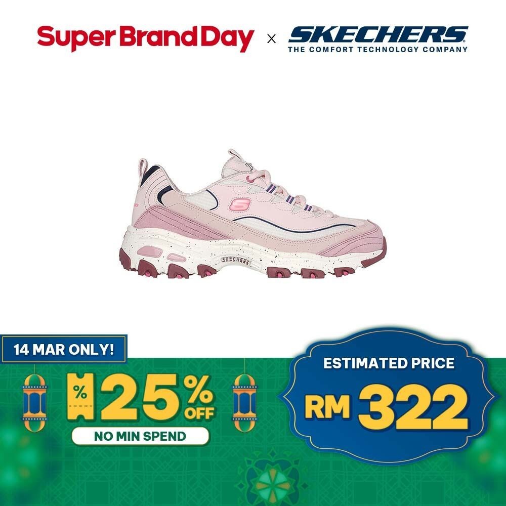 Skechers Women GOwalk 6 High Energy Shoes - 124619-BKHP Perempuan