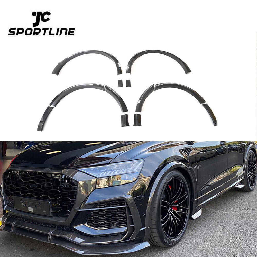 For Audi RS Q8 RSQ8 202123 Real Carbon Fiber Fender Flares Wheel Arch