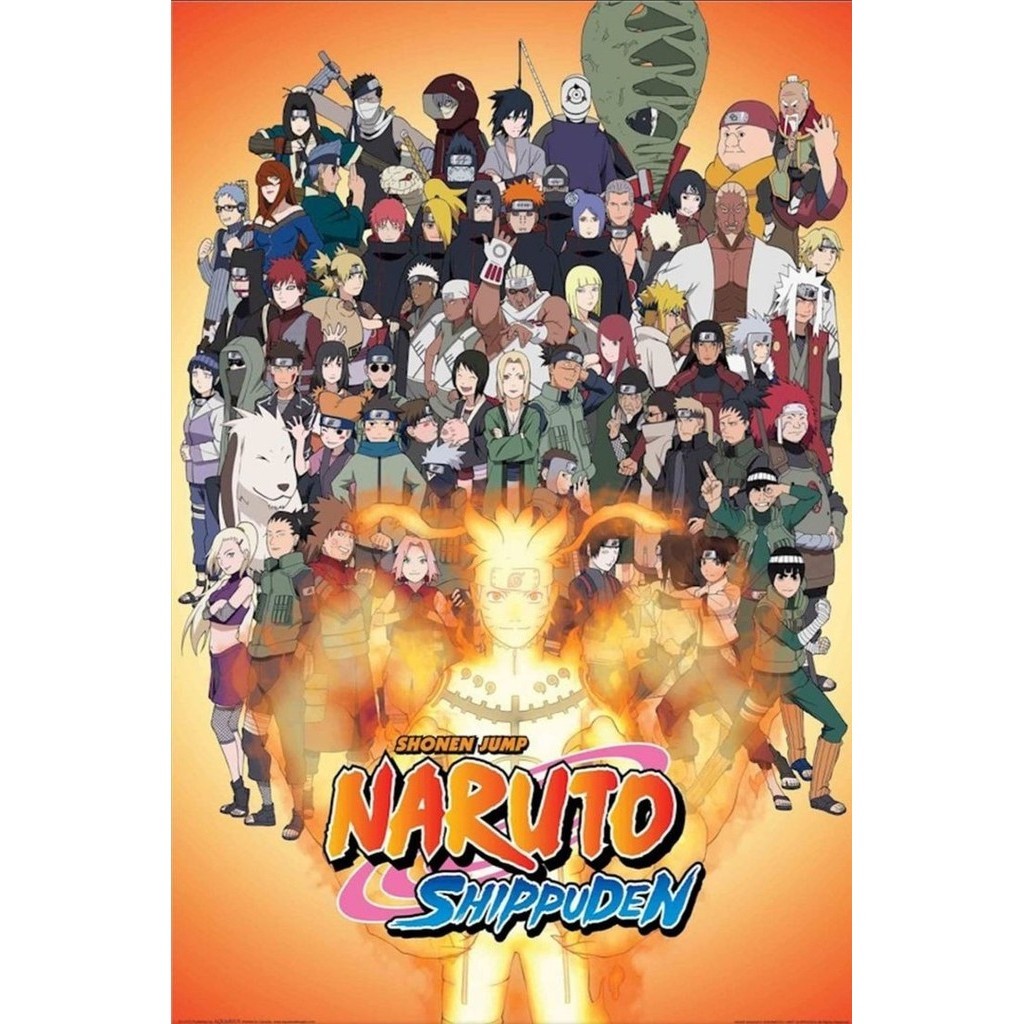 Naruto Shippuden Anime Series COMPLETE (Episode 001-500) Shopee