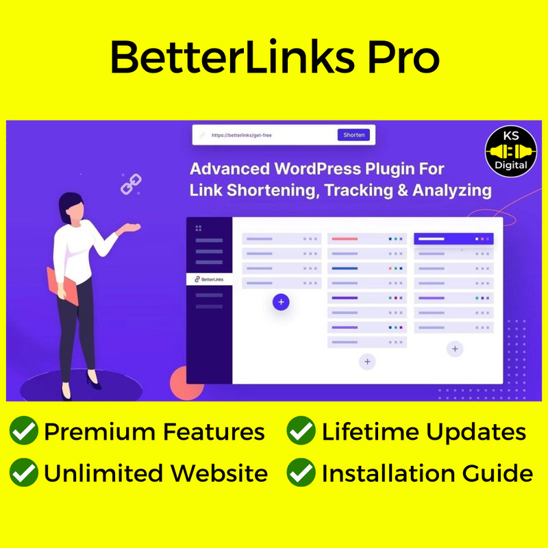 [Latest] BetterLinks Pro Shorten, Track and Manage any URL WordPress