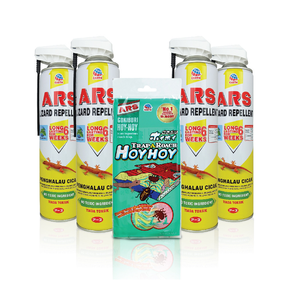 4x ARS Lizard Repellent Spray 500ml Natural Non Toxic Ingredient Safe ...