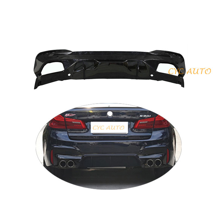 G30 G38 MP diffuser rear M-Performance diffuser gloss black facelift ...