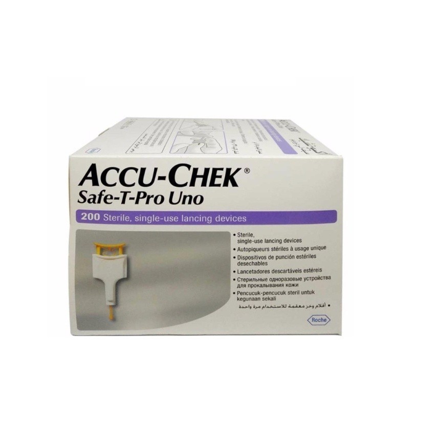 Accu-Chek Safe-T-Pro Uno Lancets 200S | Shopee Malaysia