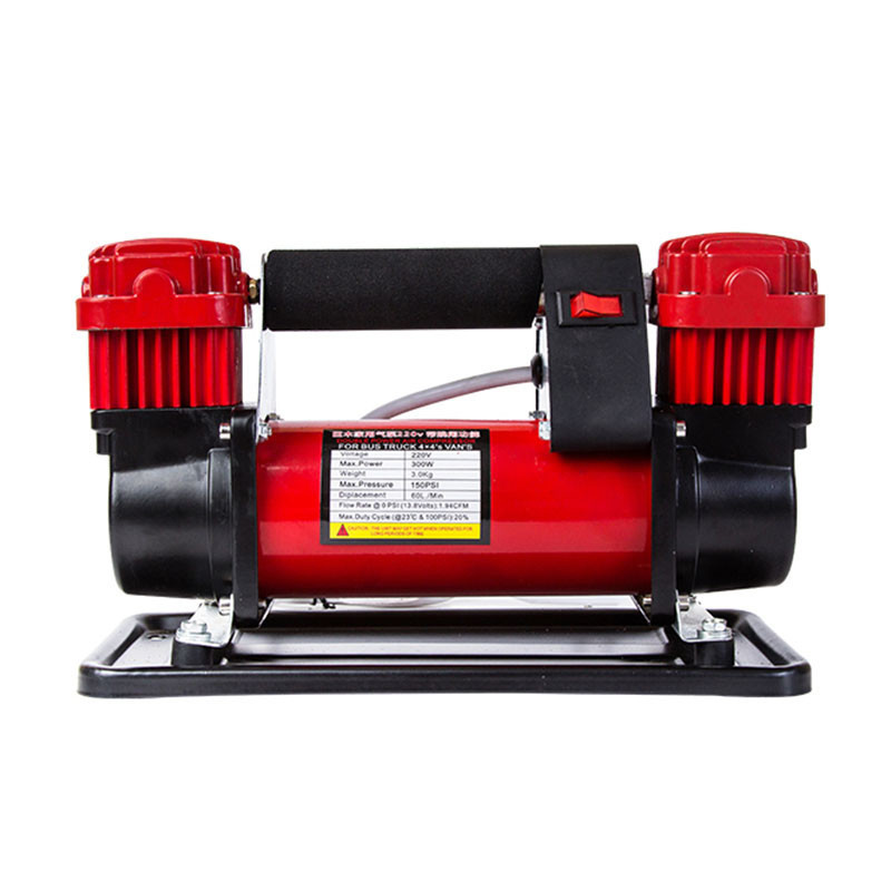 Car Air Compressor Electric Inflator Pump 220V 150PSI Car Mounted ...