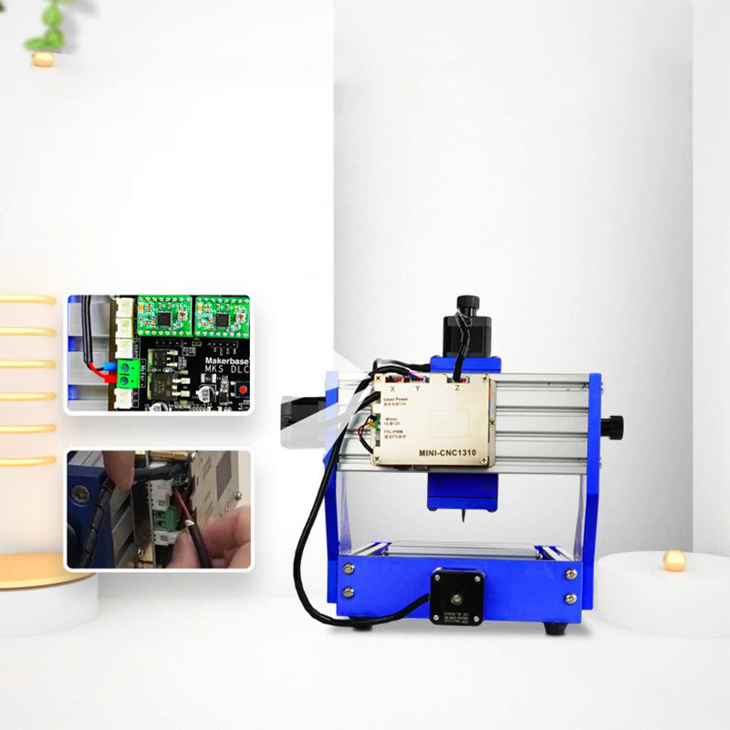Metal CNC mini 1310 pro Router Assembled Pack Square Rail Full Metal ...