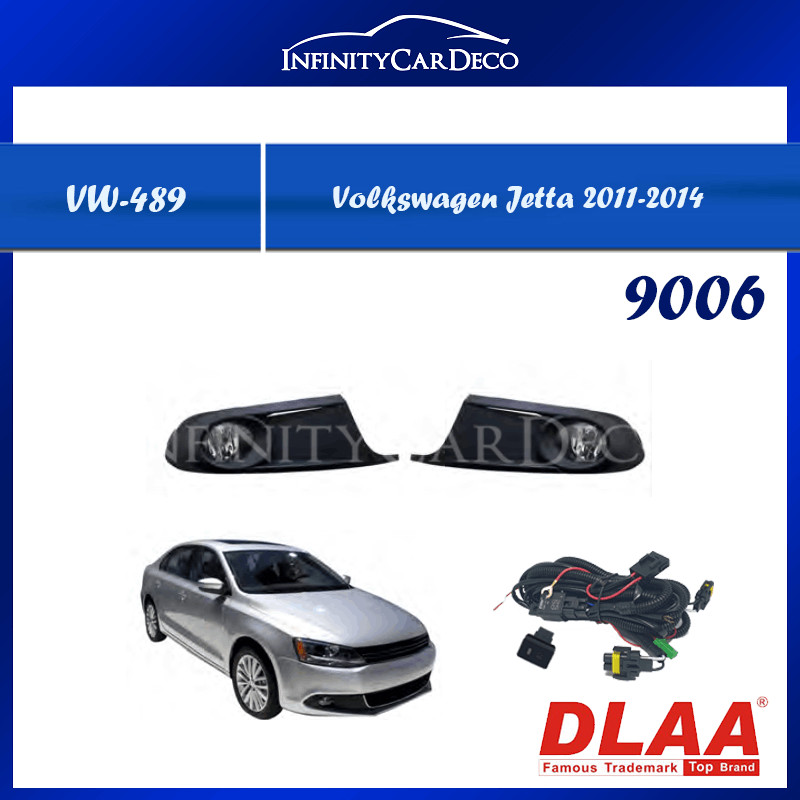 DLAA Original OEM Fog Lamp (Full set) Compatible With Volkswagen Jetta ...
