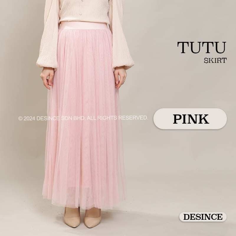 DESINCE Women Skirt Tutu Princess Tulle Skirts Long Maxi 3 Layer Skirts Perempuan Panjang High Waist Pleated WP 053 Shopee Malaysia