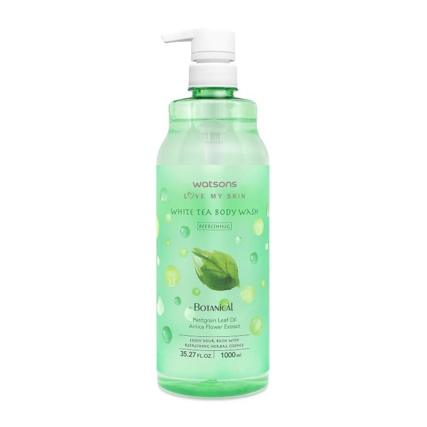 WATSONS Botanical Body Wash White Tea 1L | Shopee Malaysia