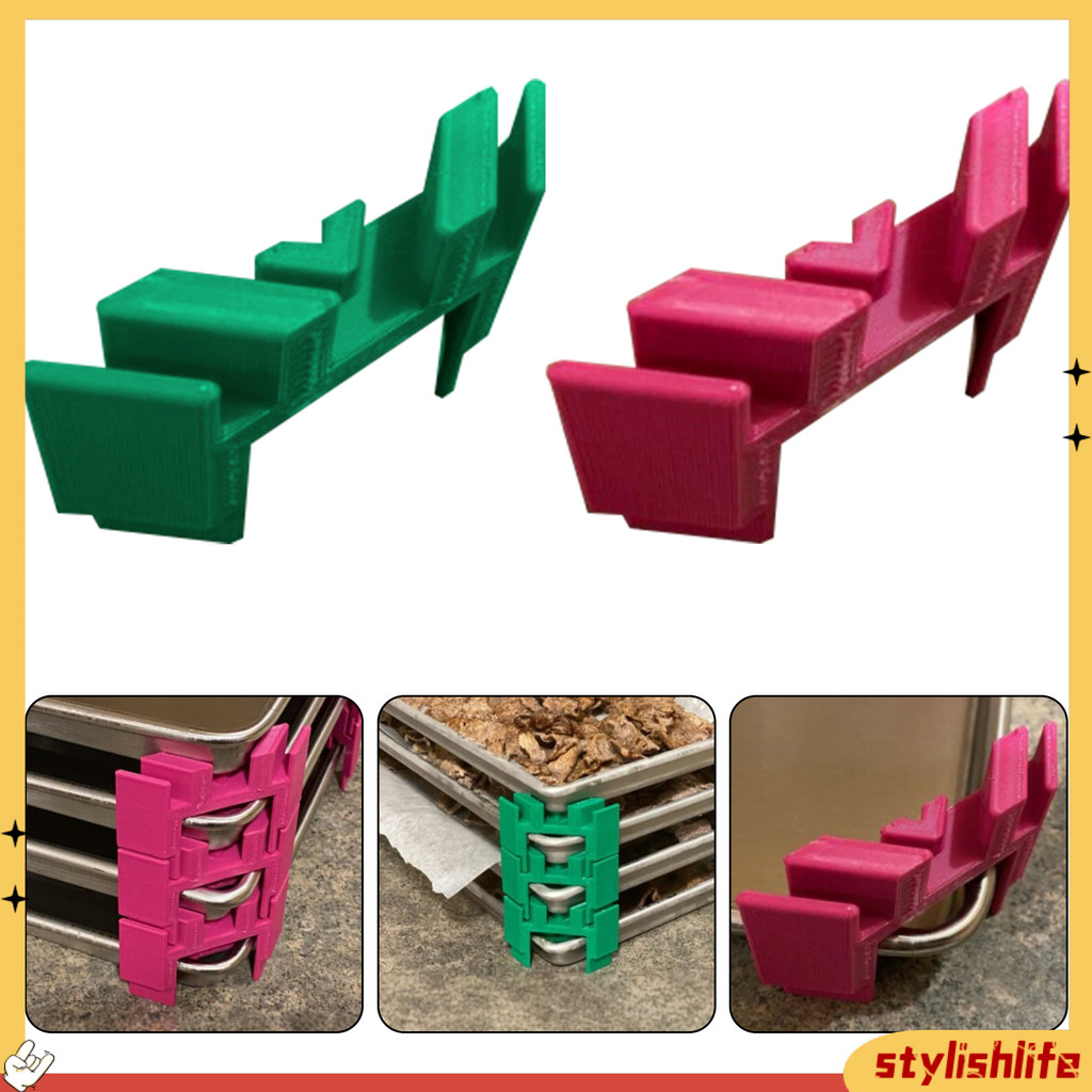 thumbnail image 2 of KunJiang Baking Sheet Stackers, Tray Stackers,for Baking Sheets And Trays (12pcs 2 of 11