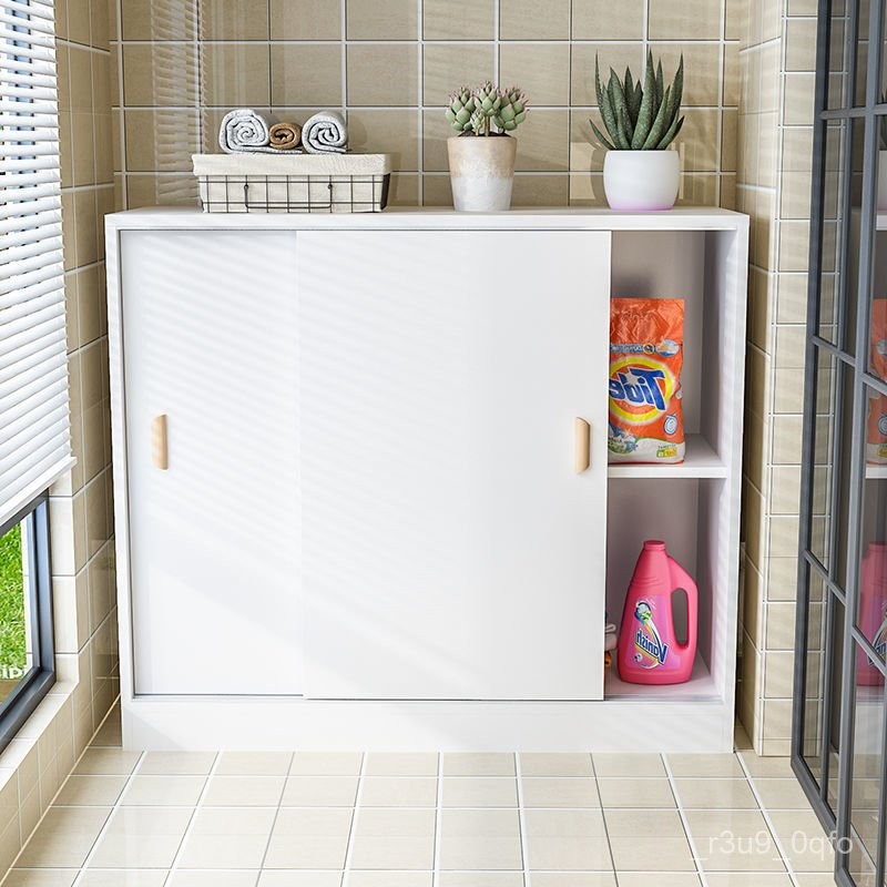 Contact seller/Balcony Storage Cabinet Sliding Door Balcony Ark Locker ...
