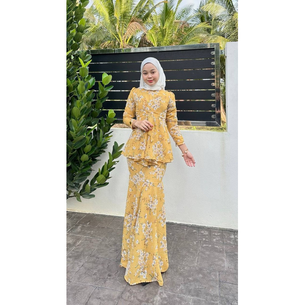( NELLYROSE ) KURUNG ROPOL CHIFFON PREMIUM | Shopee Malaysia