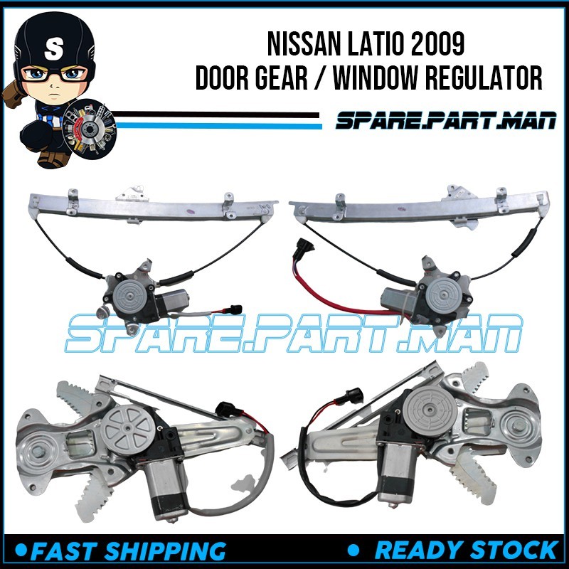 X AUTOHAUX 4pcs Window Regulator Drum Gear Spool for Kia
