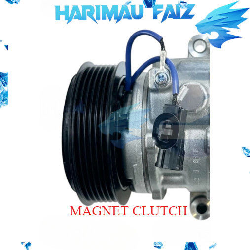 COMPRESSOR PERODUA ALZA 2022~ NEW MODEL 6PK 10SA13C 4LEG 447250-9740 ...