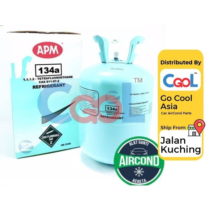 GAS AIRCOND R134A GAS 13.6KG APM MALAYSIA | Shopee Malaysia