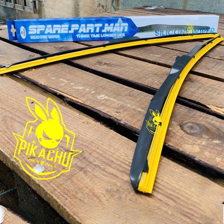 💛Pikachu Yellow💛Car Wiper Windshied Proton Perodua Honda Toyota Nissan ...
