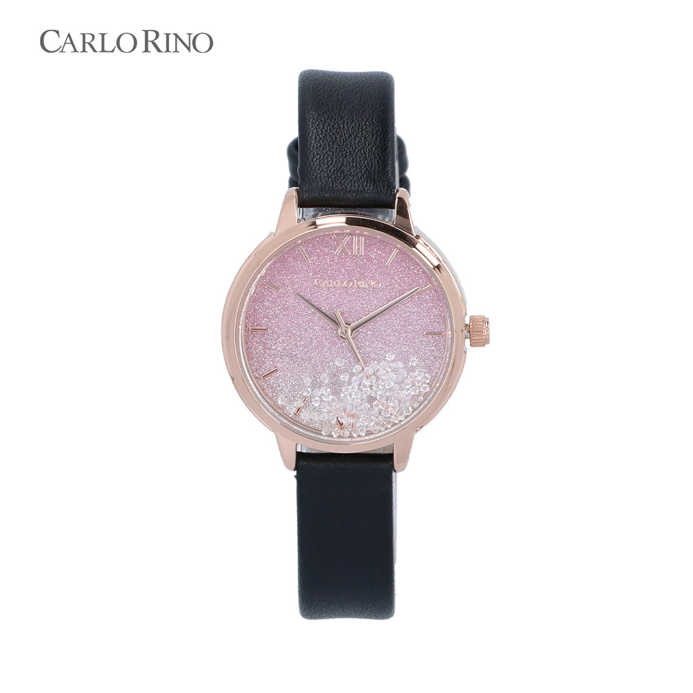 Carlo Rino CR Celestial Canvas Timepiece Black, Jam Tangan Premium ...