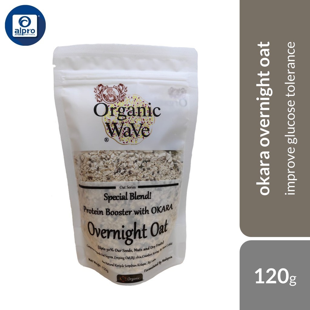 Mamami Organic Wave Protein Booster Okara Powder Overnight Oats (120g ...