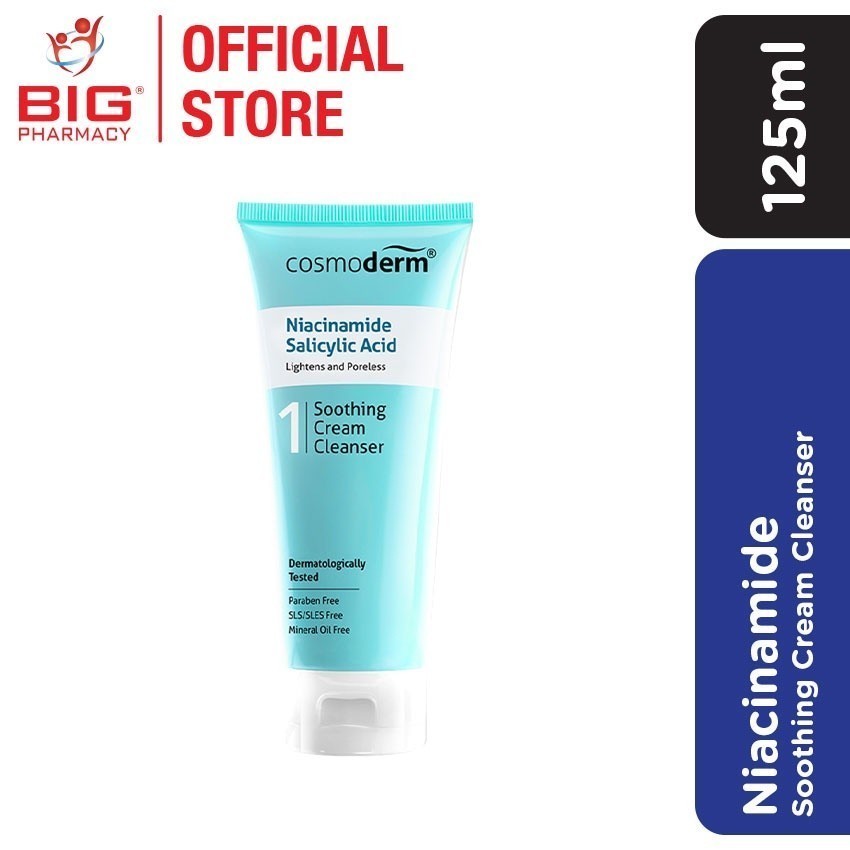 Cosmoderm Niacinamide Soothing Cream Cleanser 125ml | Shopee Malaysia