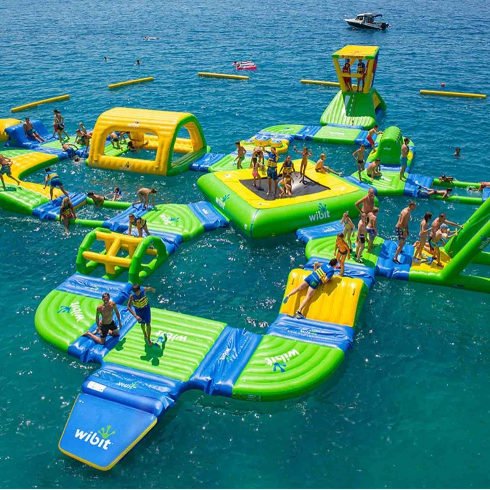 Summer Sea Resort Entertainment Water Park Inflatable Challenge Mobile ...