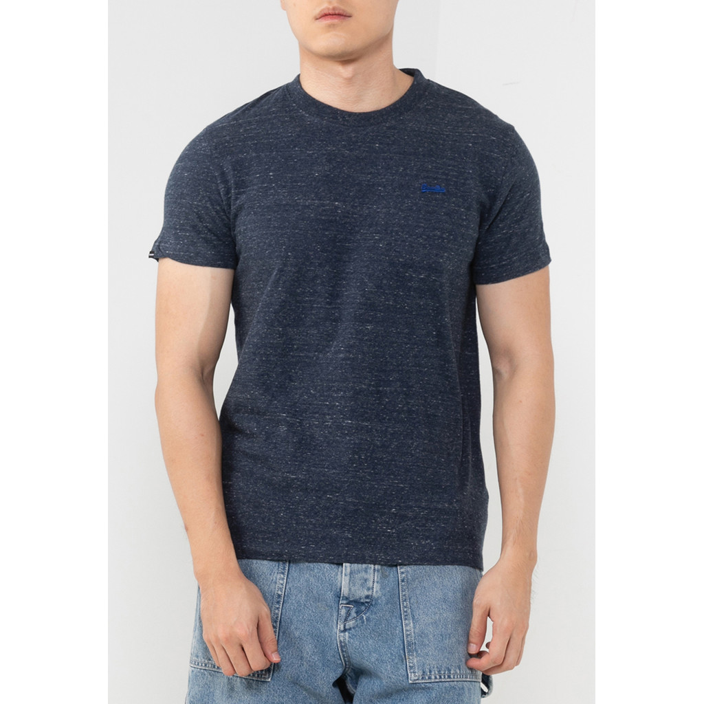 Superdry VINTAGE LOGO EMB - T-shirt basic - rebel red/rosso