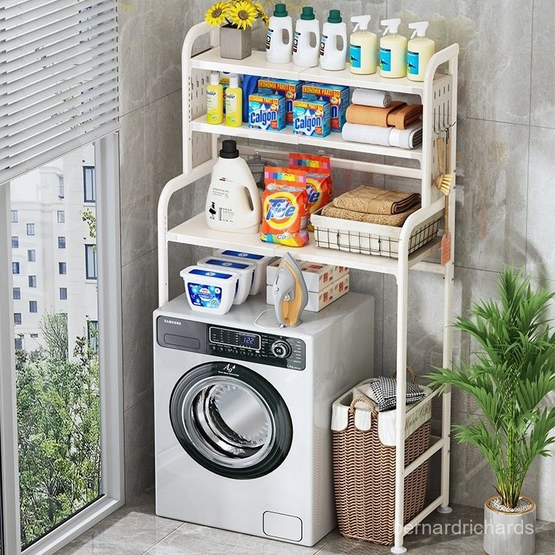 M/Washing Machine Storage Rack Toilet Toilet Upper Storage Rack Washing ...