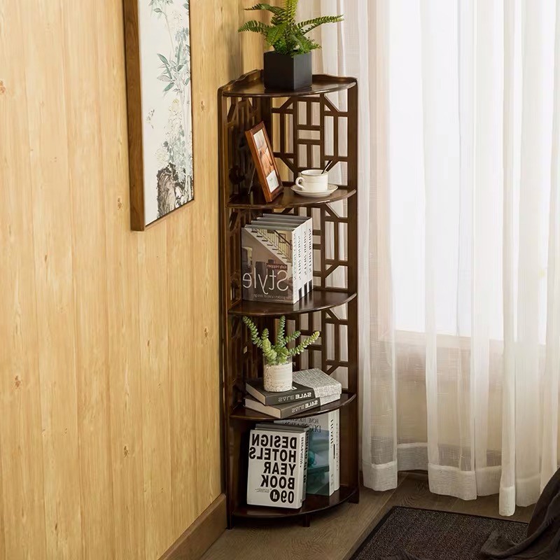 Q-8/ft New Chinese Style Corner Storage Rack Right Angle Retro Triangle ...
