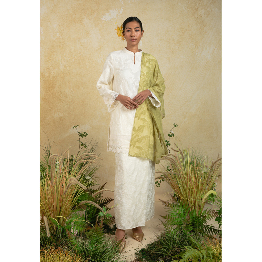 ZALIA BASICS - KALSOM KURUNG WITH SELENDANG SET (Female) | Shopee Malaysia