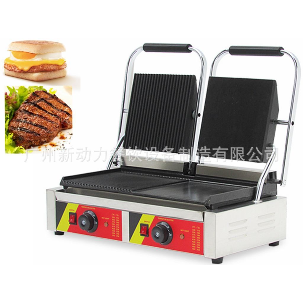 JY-8/Commercial Electric Griddle Pan Electric Burger Sandwich Maker ...