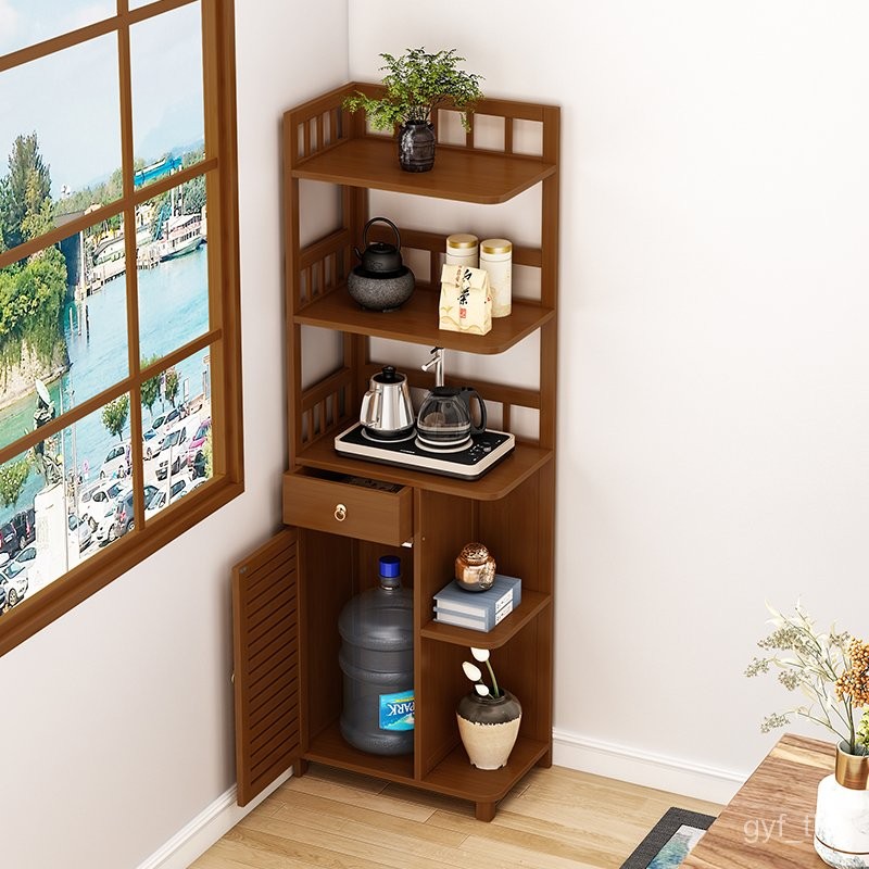 J-H/Tea Cabinet for Home Use, Wall Corner Water Boiling Storage Rack ...