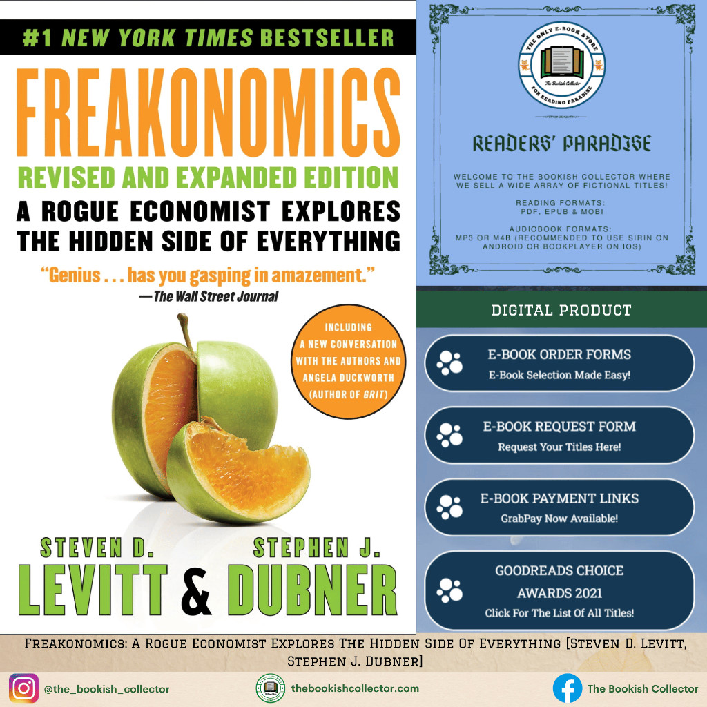 Freakonomics: A Rogue Economist Explores The Hidden Side Of Everything ...