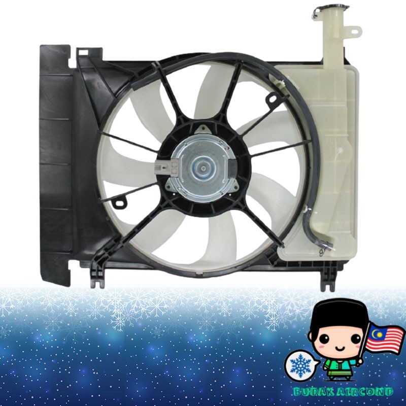 Toyota Vios NCP150 2014-2018' COOLING RADIATOR FAN MOTOR ASSY COMPLETE ...