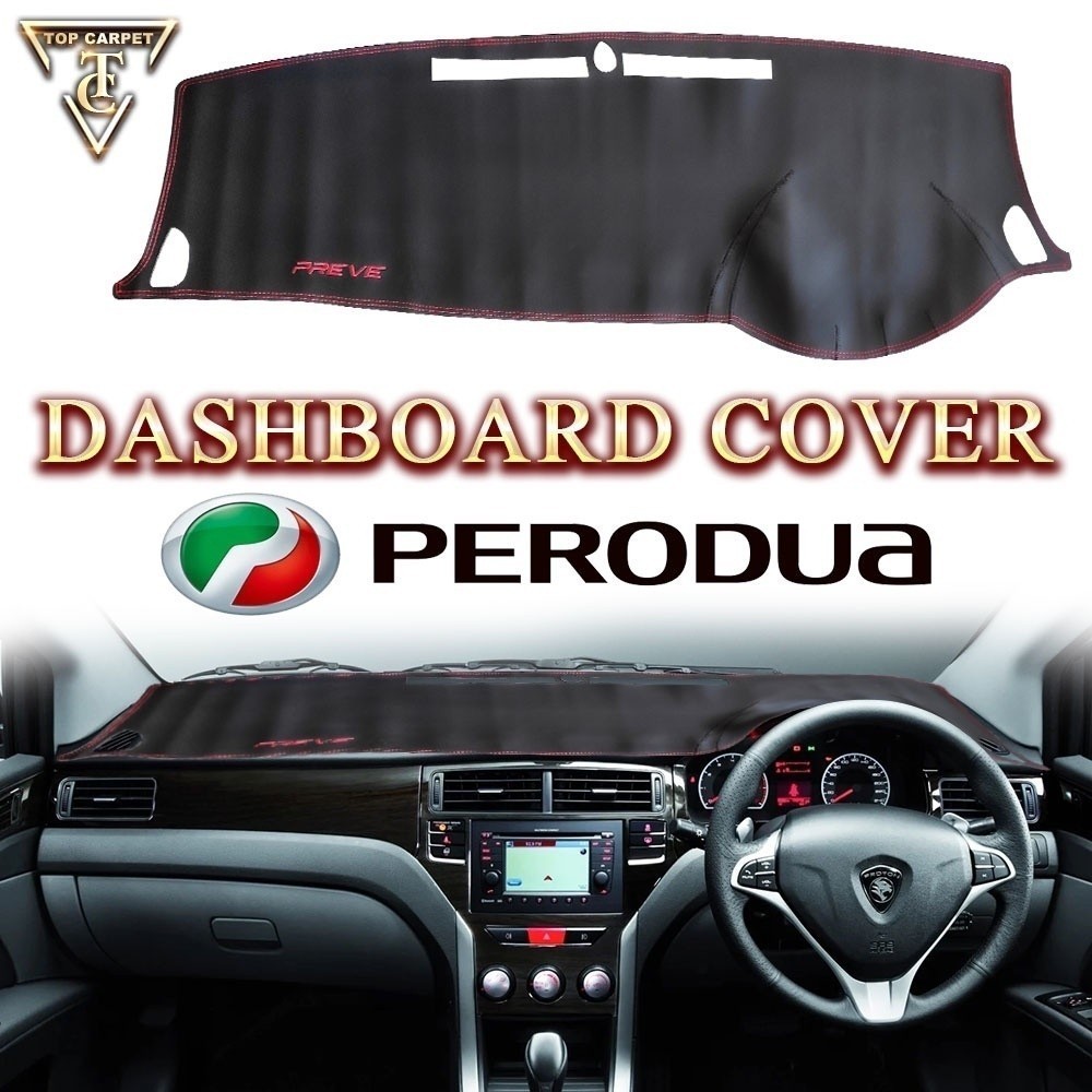 Top Carpet PERODUA PU LEATHER DASHBOARD COVER ( AXIA BEZZA ARUZ ALZA ...