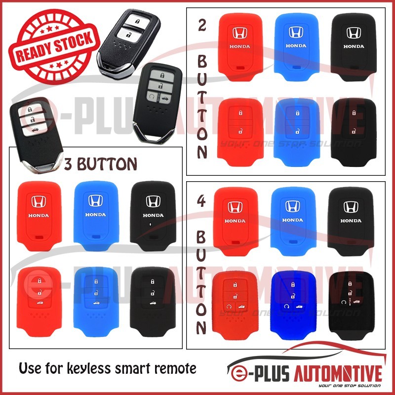 Silicon Key Keyless Smart Remote Cover 2 / 3 / 4 Button (City / Jazz ...