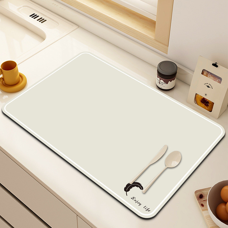 Get 8% coupon】Kitchen Water Draining Pad Bar Counter Top Hydrophilic ...