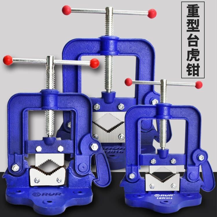 Q-8/Heavy Pipe Wrench Clamp-on Bench Vise Desktop Nipper for Pipe ...