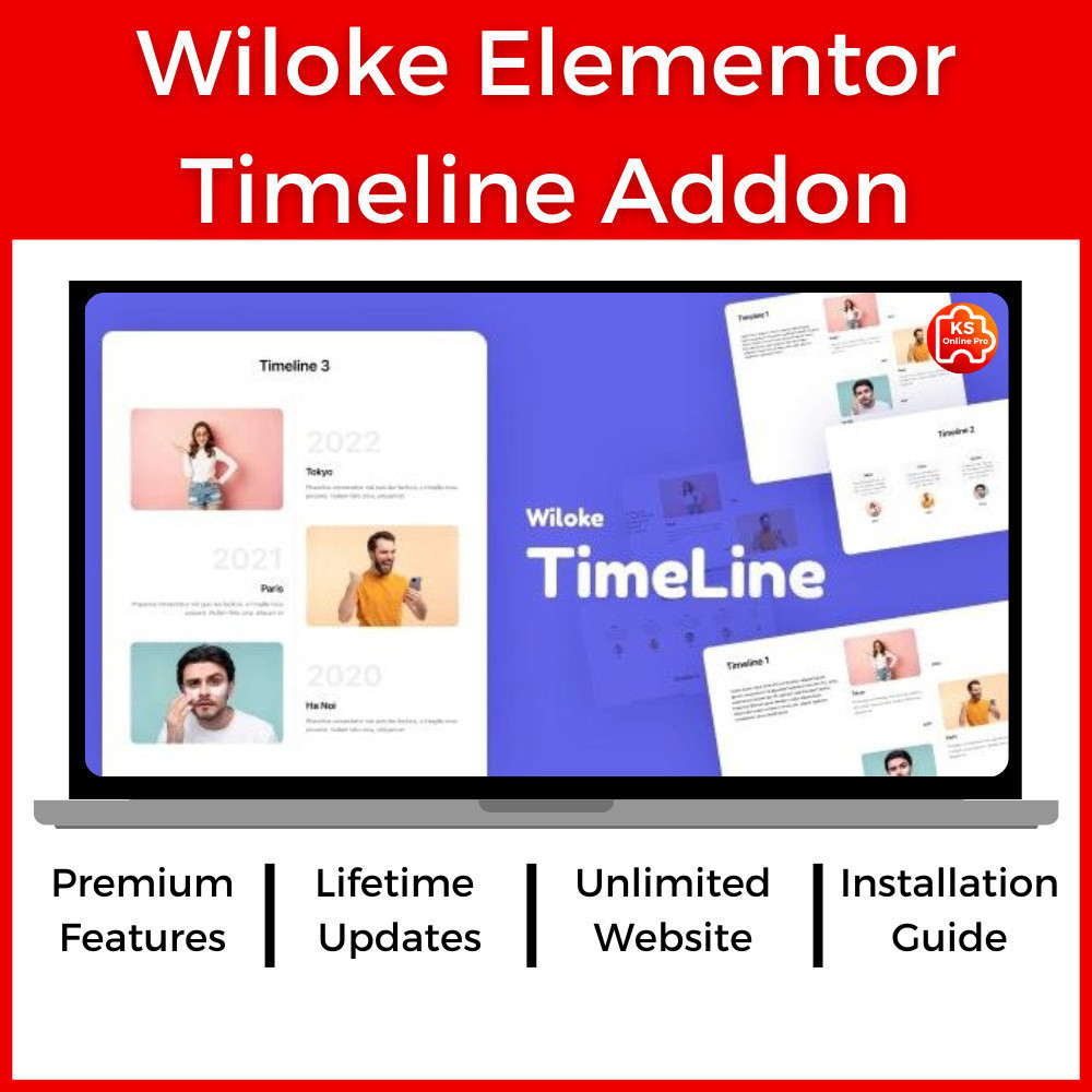 Wiloke Elementor Timeline Addon WordPress Plugin [Latest Version + 100% ...