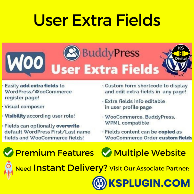 [Latest] User Extra Fields WordPress Plugin (Free Updates + Premium ...