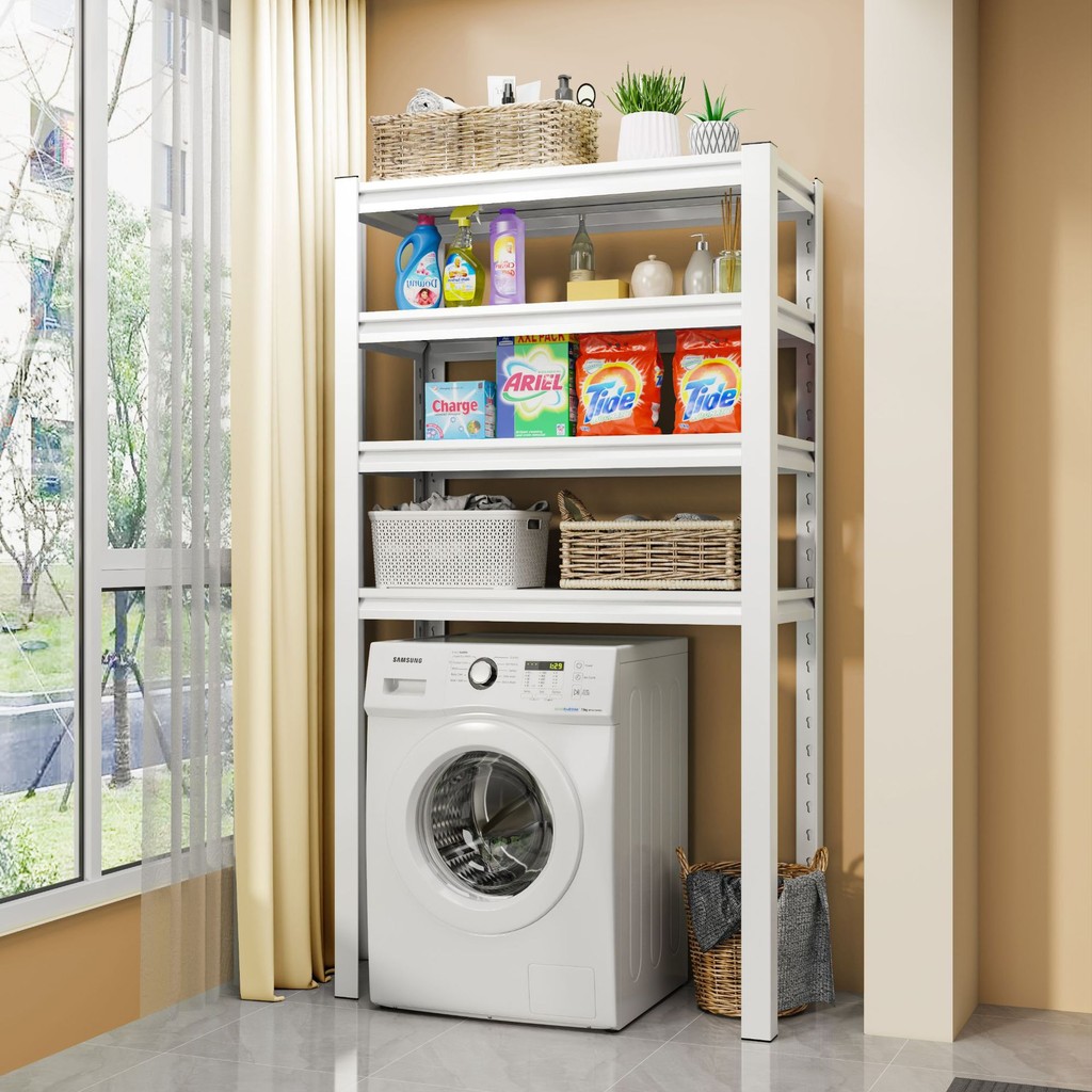 JY-8/Washing Machine Rack Roller Flip Upper Shelf Balcony Floor Storage ...