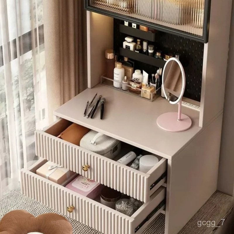 J-H/Bay Window Vanity Table Bedroom Small Apartment Storage Cabinet ...