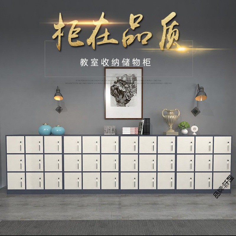 HY-6/Support customization-School Classroom Storage Grid Cabinet ...