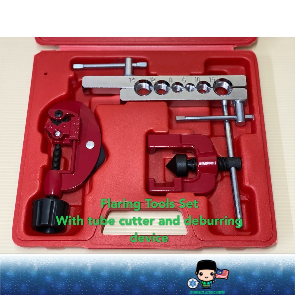 Flaring Tools Set (With cooper tube cutter and deburring device. (6mm ...