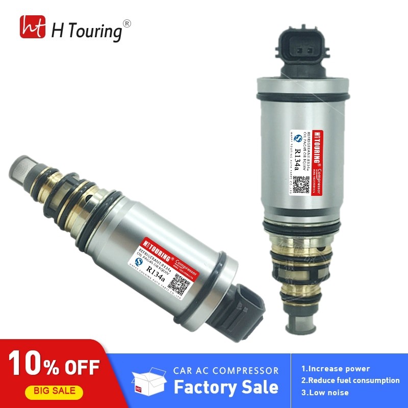 AC Air Cond Compressor Cooling Electronic Solenoid Control Valve for ...