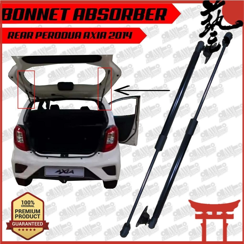 Perodua Axia Rear Bonnet Absorber Damper ( 1 Pair) | Shopee Malaysia