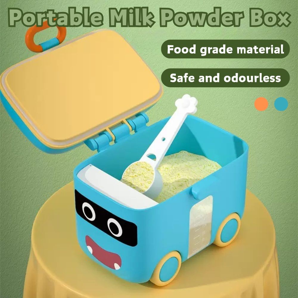 Baby Milk Powder Box Cute Cartoon Storage Box Airtight Moisture Milk ...