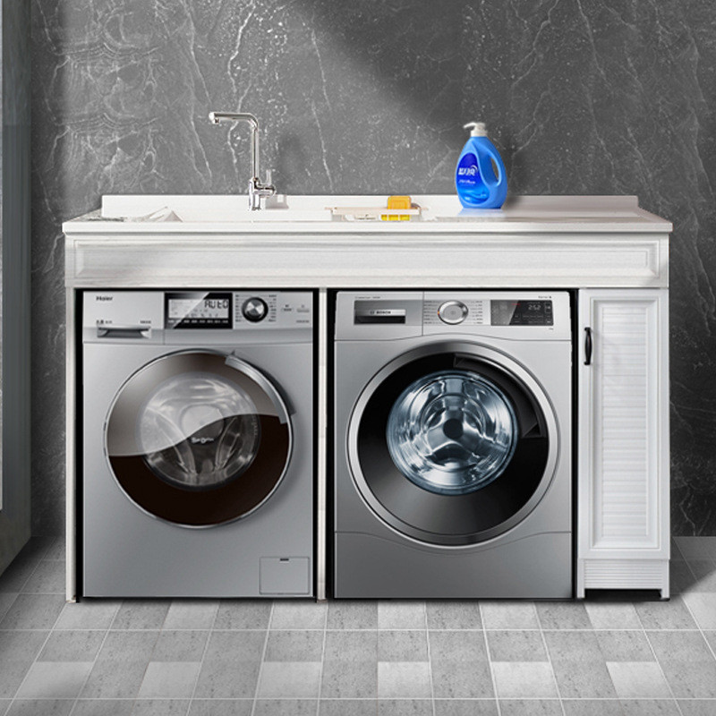 Contact seller/Washing Machine All-in-One Cabinet Balcony Laundry Tub ...